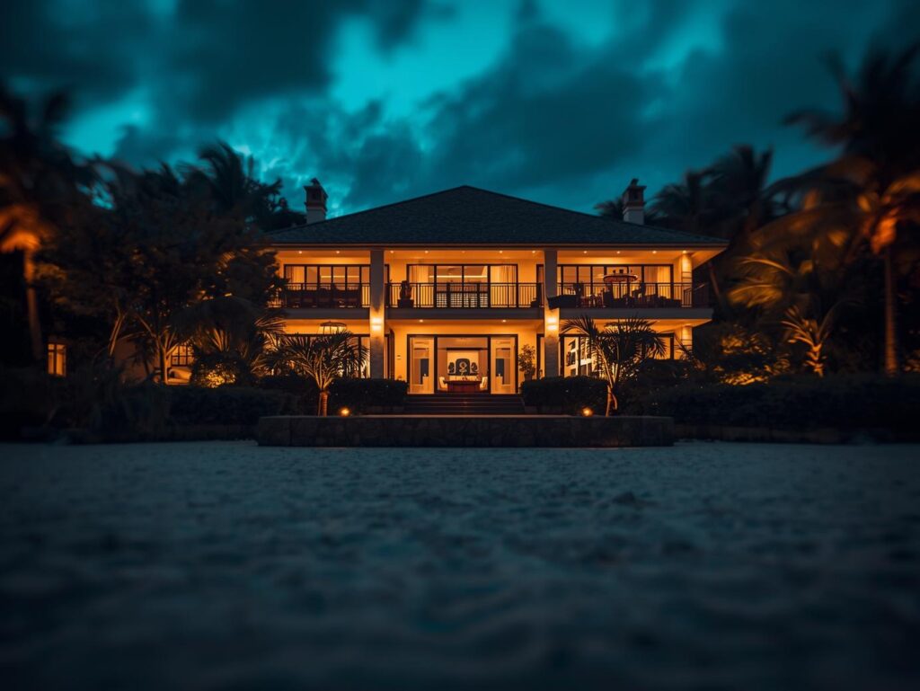 luxury beach house title picture for my article