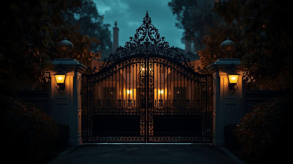 one of the most important aspects of luxury homes is privacy, behind big gates