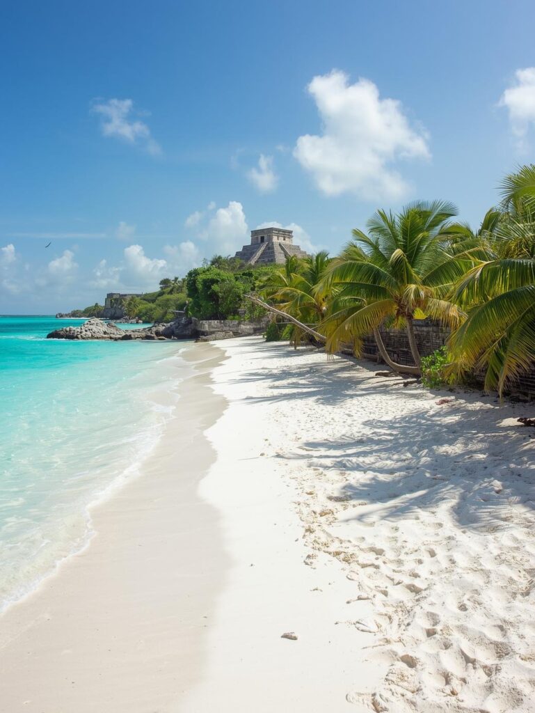 tulum beach combines natural beauty with cultural richness